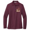 Women's Silk Touch Long Sleeve Polo Thumbnail