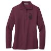 Women's Silk Touch Long Sleeve Polo Thumbnail