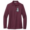 Women's Silk Touch Long Sleeve Polo Thumbnail