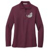 Women's Silk Touch Long Sleeve Polo Thumbnail