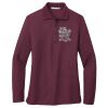 Women's Silk Touch Long Sleeve Polo Thumbnail