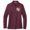 Women's Silk Touch Long Sleeve Polo Thumbnail