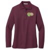 Women's Silk Touch Long Sleeve Polo Thumbnail