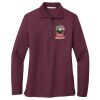 Women's Silk Touch Long Sleeve Polo Thumbnail