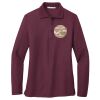 Women's Silk Touch Long Sleeve Polo Thumbnail