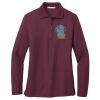 Women's Silk Touch Long Sleeve Polo Thumbnail