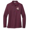 Women's Silk Touch Long Sleeve Polo Thumbnail